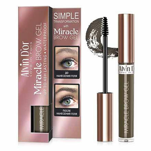 Alvin D'or, Гель для бровей Miracle, тон 03