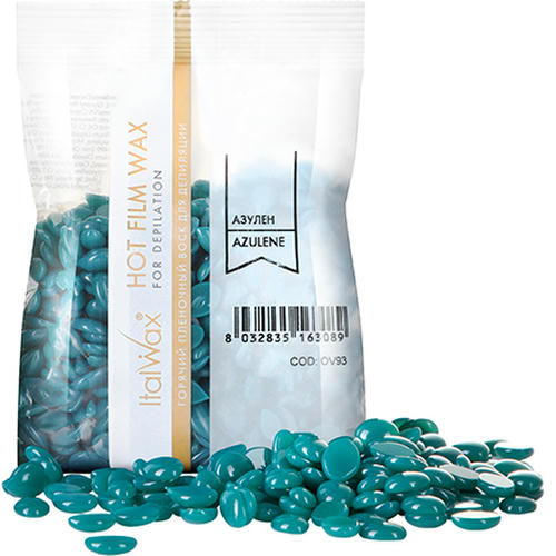 Italwax, Воск горячий (пленочный) Азулен, гранулы, 100 г — изображение 4