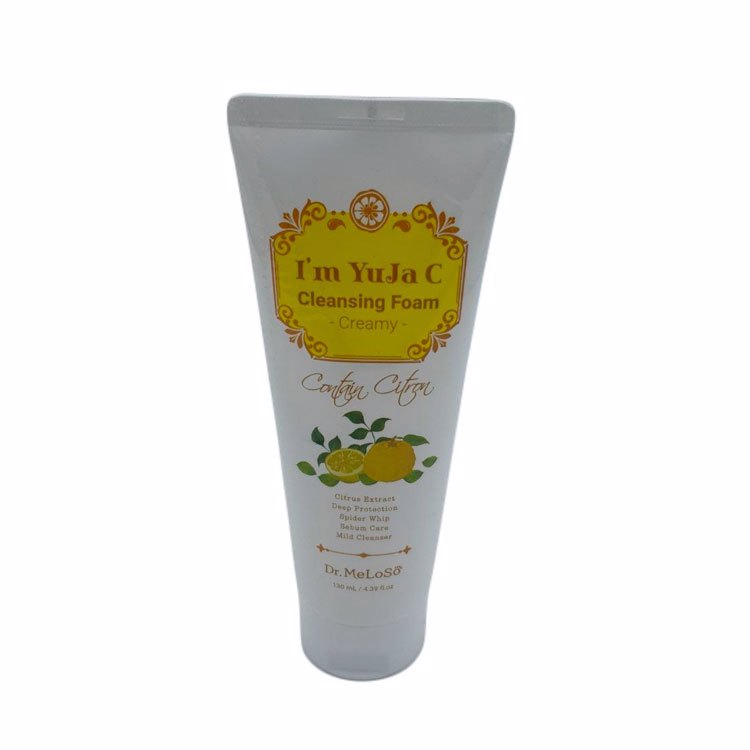 DR.MELOSO I'M YUJA С CLEANCING FOAM CREAMY (130ml), Кремовая пенка с витамином С (130мл)