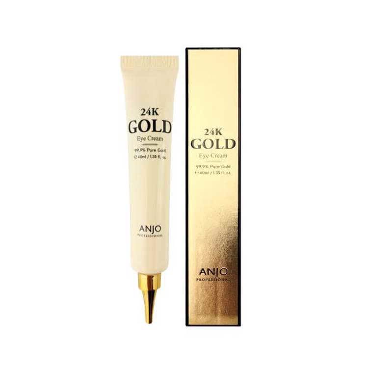 ANJO 24K GOLD PRIME EYE CREAM (40ml), Крем для кожи вокруг глаз с экстрактом 24-каратного золота(40мл)