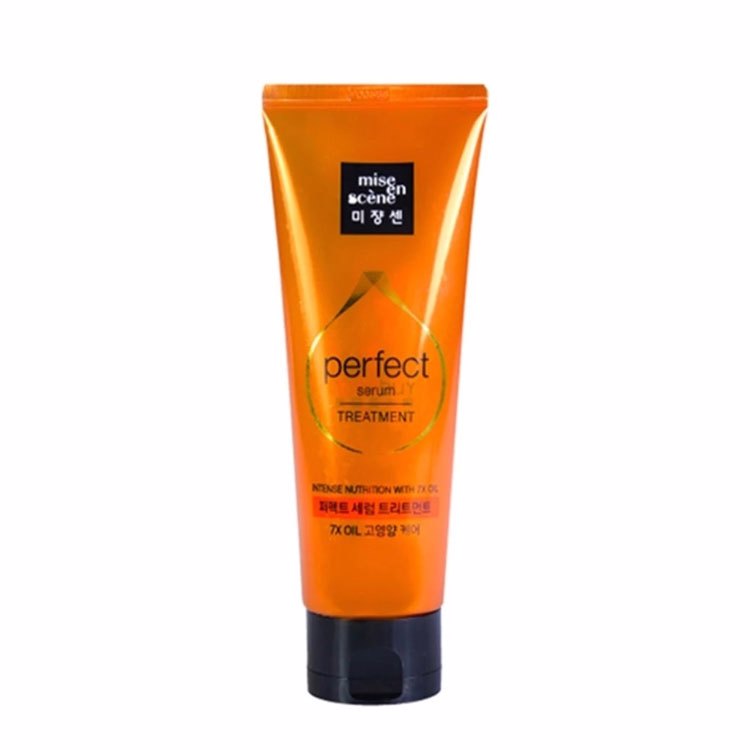 MISE EN SCENE PERFECT SERUM TREATMENT PACK (180ml), Питательная маска для поврежденных волос с комплексом масел (180мл)