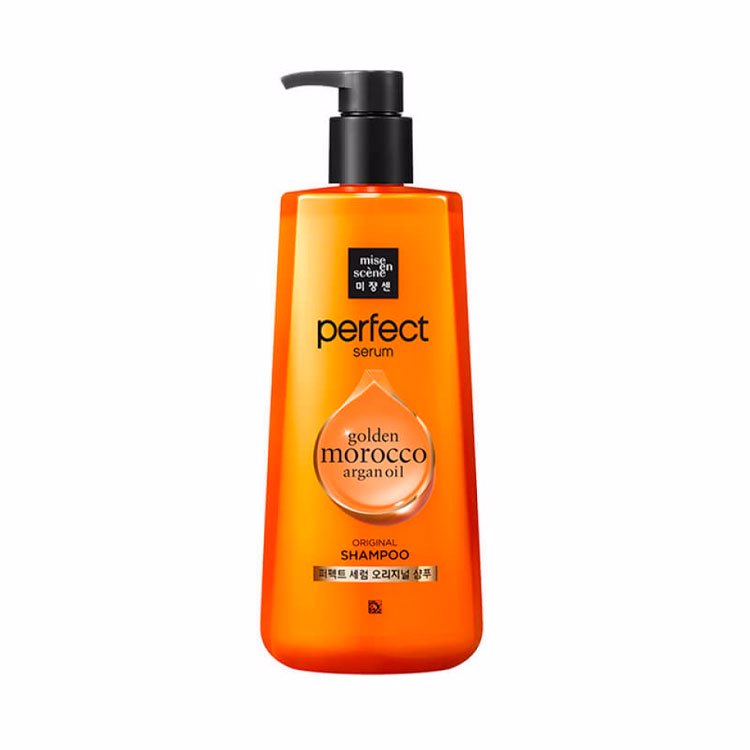 MISE-EN-SCENE PERFECT SERUM SHAMPOO (680ml), Питательный шампунь для поврежденных волос (680мл)