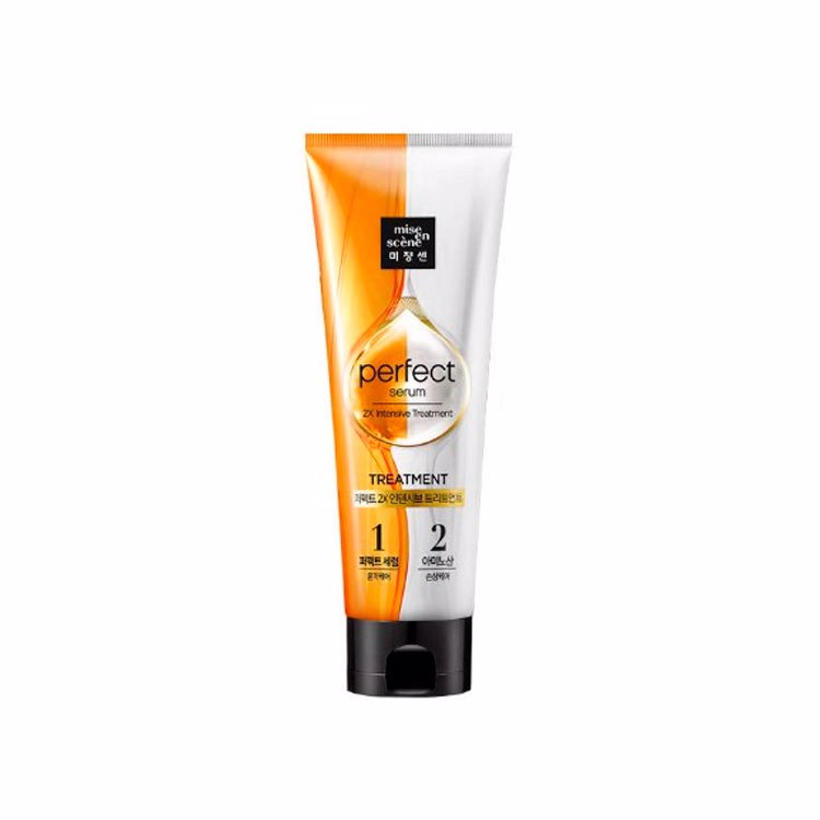MISE-EN-SCENE PERFECT SERUM 2X INTENSIVE TREATMENT (180ml), Питательная маска для волос (180мл)