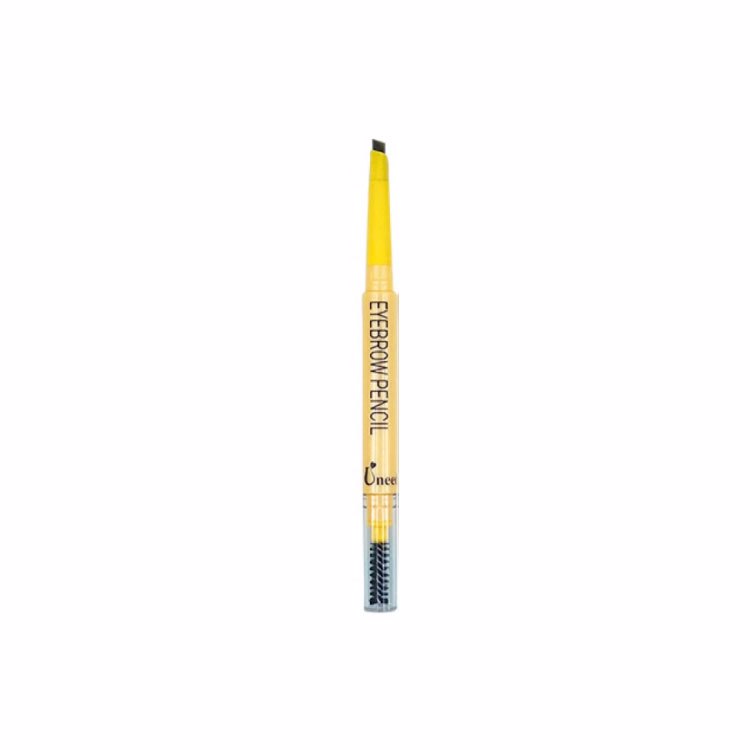 UNEEDCOLOR EYEBROWN PENCIL #01 BLACK (1pcs), Автоматический карандаш для бровей #01 Черный (1шт)