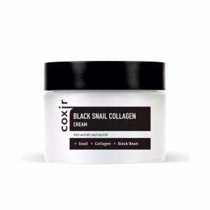COXIR BLACK SNAIL COLLAGEN CREAM (50ml), Антивозрастной крем для лица с коллагеном (50мл)