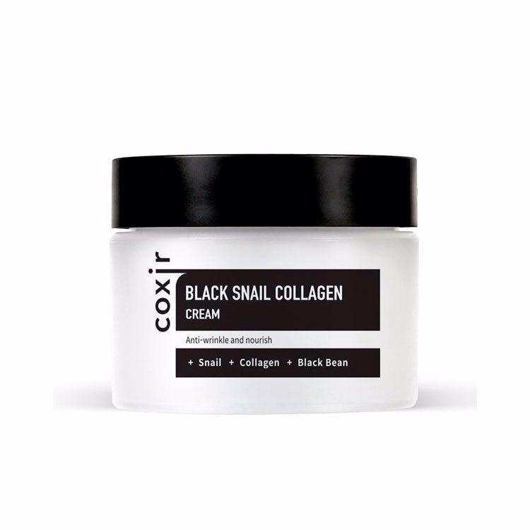 COXIR BLACK SNAIL COLLAGEN CREAM (50ml), Антивозрастной крем для лица с коллагеном (50мл)