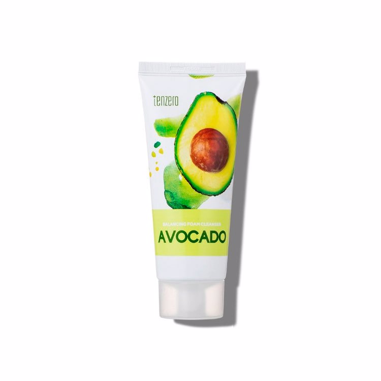 TENZERO BALANCING FOAM CLEANSER AVOCADO 100ml, Балансирующая пенка для умывания с экстрактом авокадо