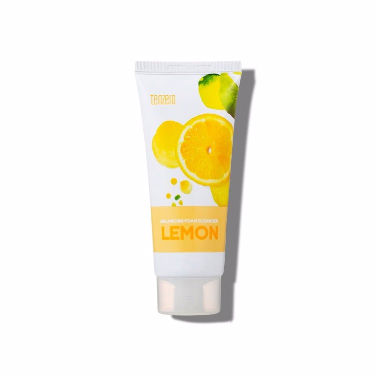 TENZERO BALANCING FOAM CLEANSER LEMON 100ml, Балансирующая пенка для умывания с экстрактом лимона