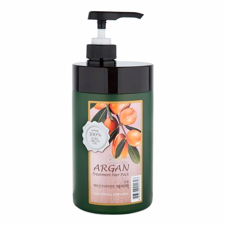 WELCOS CONFUME ARGAN TREATMENT HAIR PACK (1000ml), Маска для волос с маслом арганы (1000мл)