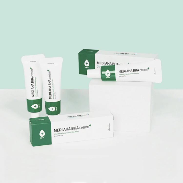MEDIORGA MEDI AHA BHA CREAM (25ml), Крем-эссенция с салициловой кислотой и маслом ши (25мл)