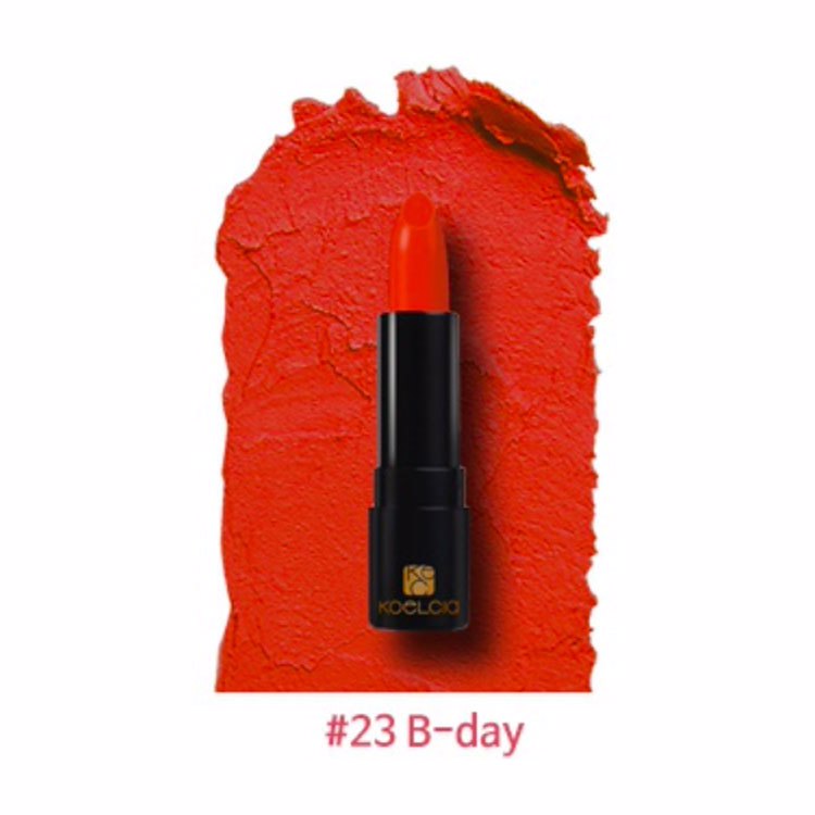 KOELCIA SMOOTH LIPSTICK #23 B-DAY (3.5gr), Гладкая губная помада #23 День рождения (3.5гр)