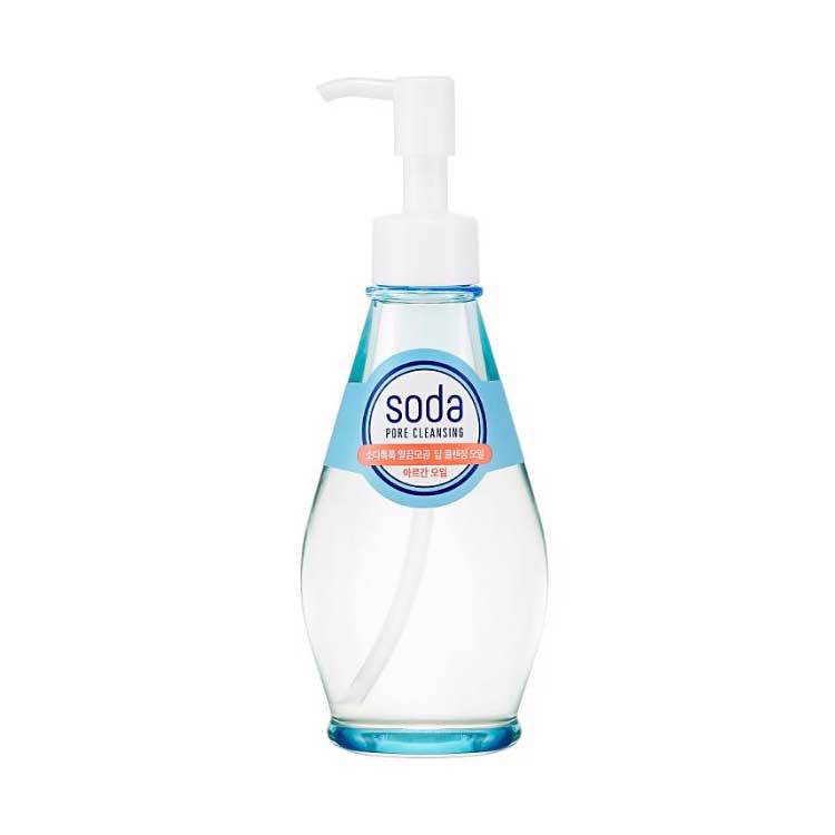 HOLIKA HOLIKA SODA TOK TOK CLEAN PORE DEEP CLEANSING OIL (150ml), Гидрофильное масло с содой для лица (150мл)