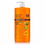 ELASTINE AVOCADO HONEY 5X PROTEIN SHAMPOO (1350ml), Шампунь против секущихся и ломких волос с экстрактом авокадо и меда (1350мл)