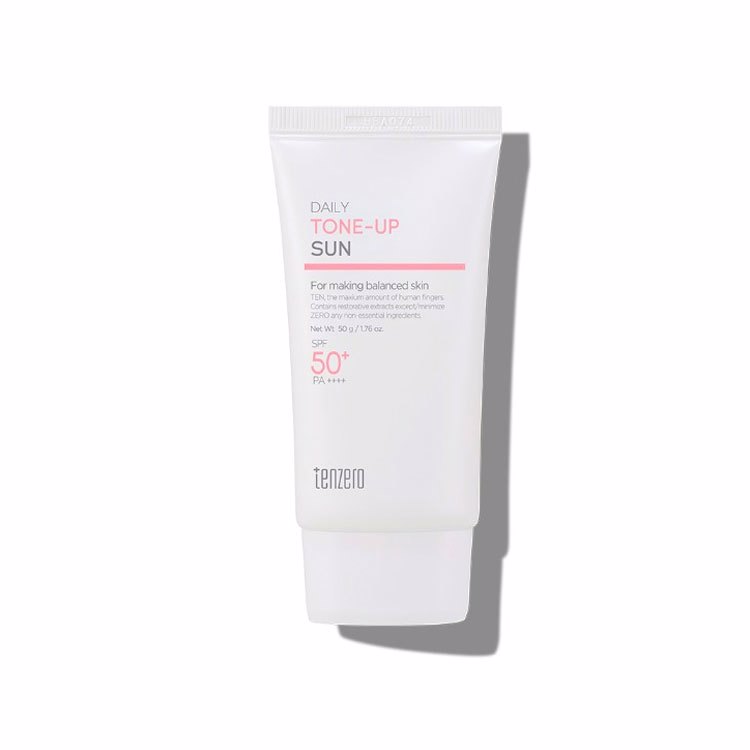 TENZERO DAILY TONE UP SUN SPF 50+ PA++++ (50ml), Ежедневный тонизирующий солнцезащитный крем (50мл)