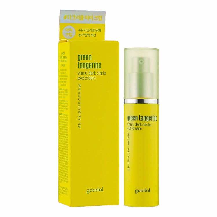 GOODAL GREEN TANGERINE VITA C DARK CIRCLE EYE CREAM (30ml), Осветляющий крем для кожи вокруг глаз (30мл)
