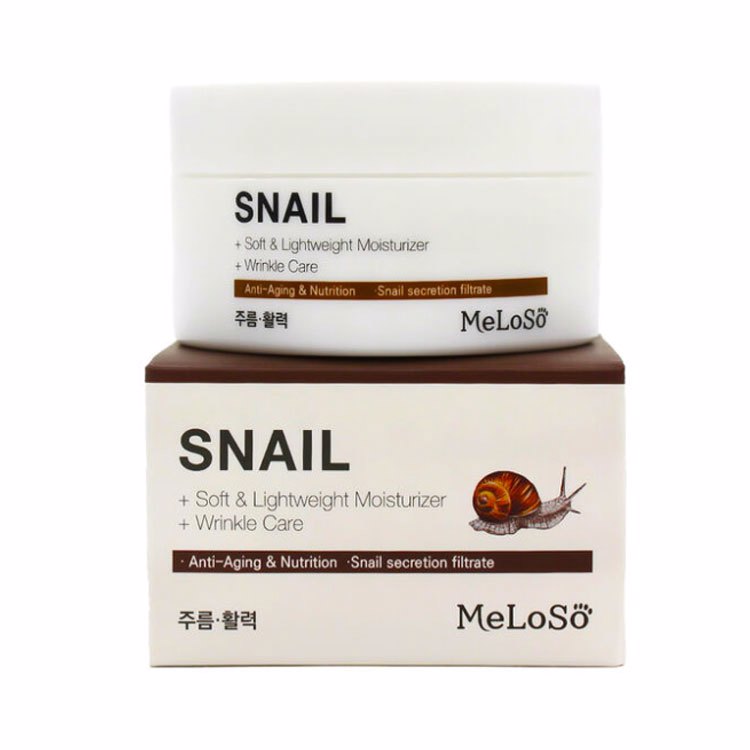 MELOSO SNAIL BALANCING CREAM (100ml), Балансирующий крем с муцином улитки (100мл)