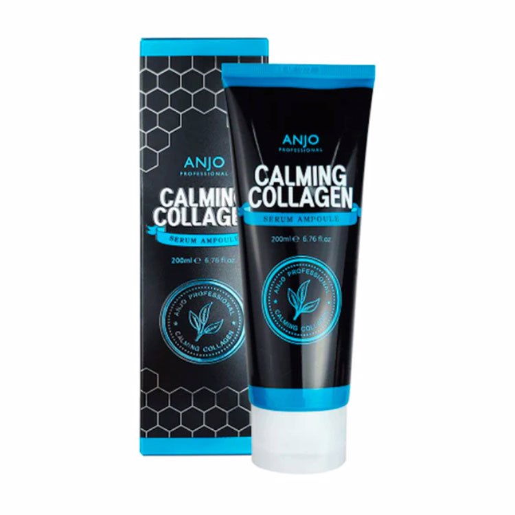 ANJO PROFESSIONAL CALMING COLLAGEN SERUM AMPOULE (200ml), Успокаивающая сыворотка с экстрактом коллагена (200мл)