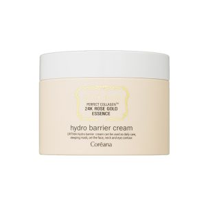 COREANA ORTHIA PERFECT COLLAGEN 24K ROSE GOLD ESSENCE HYDRO BARRIER CREAM (100ml), Увлажняющий и отбеливающий крем для лица (100мл)