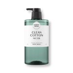 HAPPY BATH CLEAN COTTON ORIGINAL COLLECTION BODY WASH №358 (910gr), Гель для душа с натуральным цветочным ароматом (чистый хлопок) (910гр)