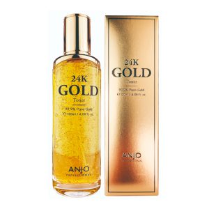 ANJO PROFESSIONAL 24K GOLD TONER (120ml), Тонер для лица с биозолотом (120мл)