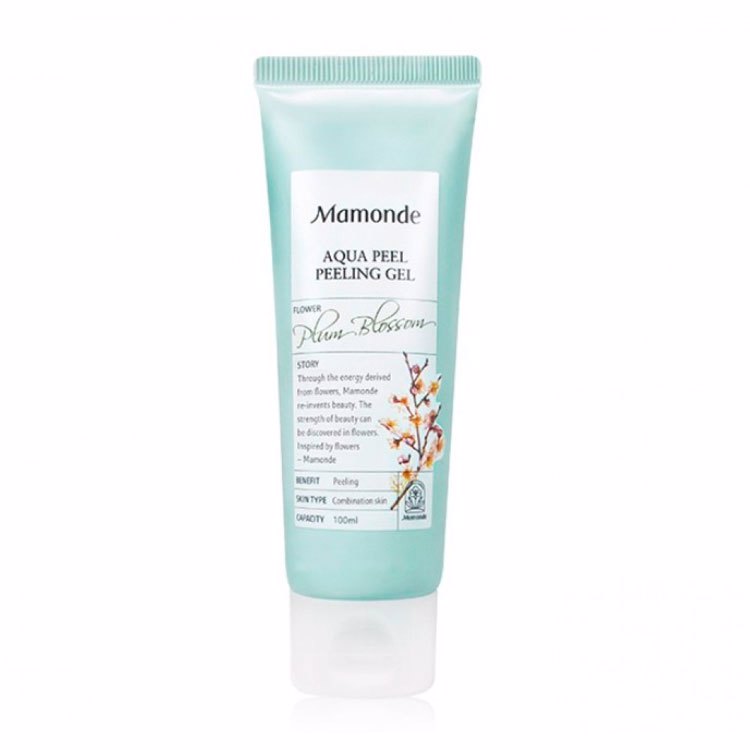 MAMONDE AQUA PEEL PEELING GEL (100ml), Пилинг-скатка с экстрактом цветов японского абрикоса (100мл)