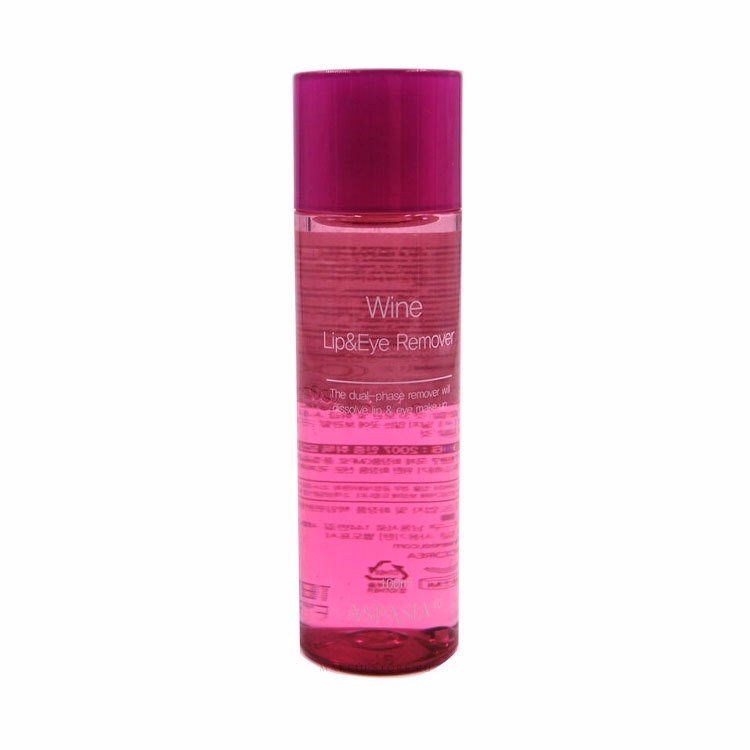 ASPASIA WINE LIP & EYE MAKEUP REMOVER (100ml), Двухфазное средство для удаления макияжа с глаз и губ с экстрактом вина (100мл)