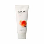 THE FACE SHOP HERB DAY 365 CLEANSING FOAM PEACH (170ml), Очищающая пенка для лица с экстрактом персика (170мл)