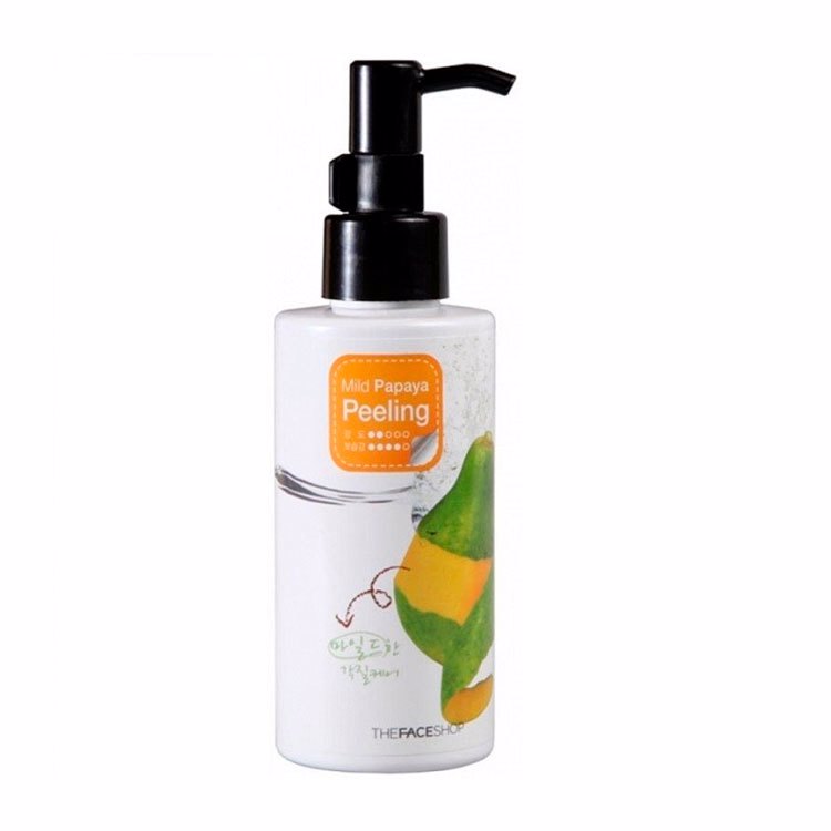 THE FACE SHOP SMART PEELING MILD PAPAYA PEELING (150ml), Пилинг-скатка с экстрактом папайи (150мл)