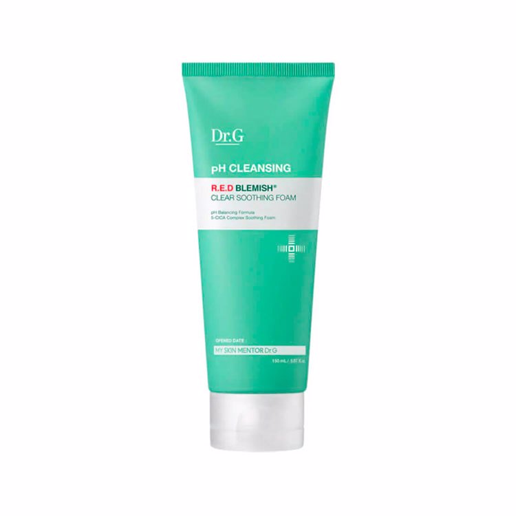 DR.G PH CLEANSING R.E.D BLEMISH CLEAR SOOTHING FOAM 150ml, Очищающая пенка c 5 видами центеллы