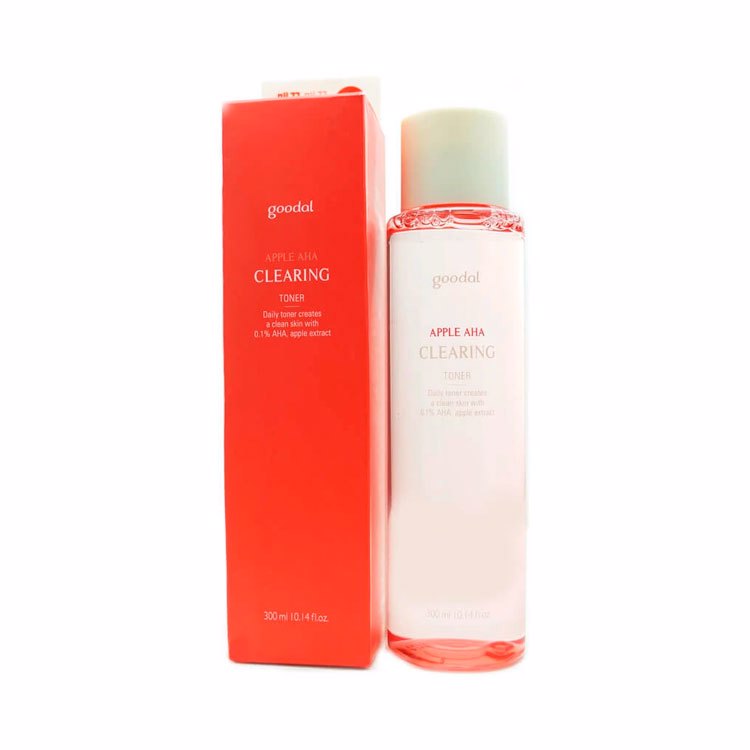 GOODAL APPLE AHA CLEARING TONER 300ml, Тонер с экстрактом яблока