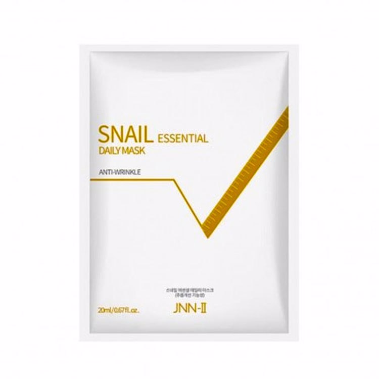 JNN-II SNAIL ESSENTIAL DAILY MASK PACK (20ml*10ea), Ежедневный увлажняющий набор масок с муцином улитки (20мл*10шт)