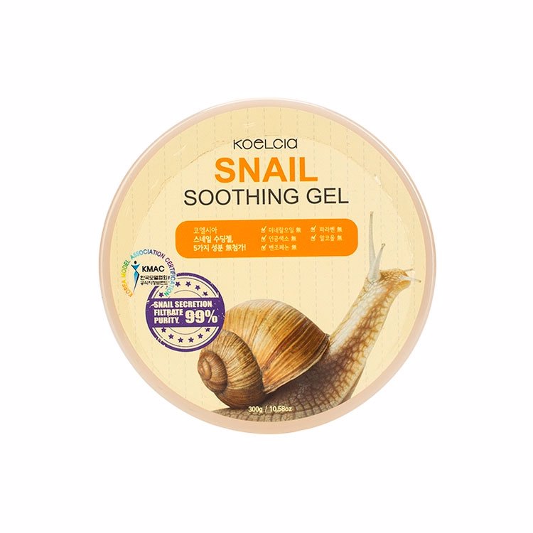 KOELCIA SNAIL SOOTHING GEL 99% (300gr), Увлажняющий гель с экстрактом улитки (300гр)