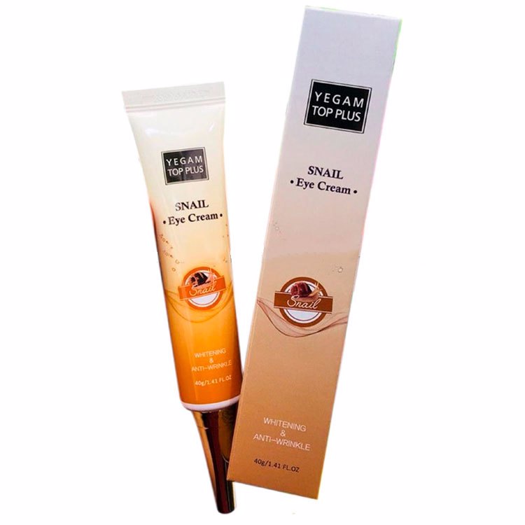 YE GAM TOP PLUS EYE CREAM SNAIL (40gr), Крем для век с муцином улитки (40гр)
