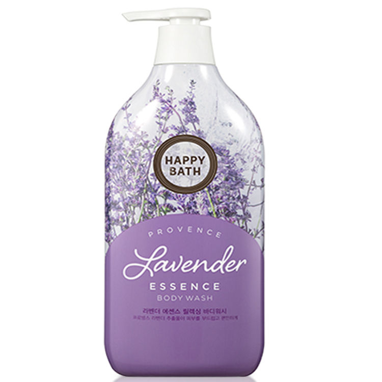 HAPPY BATH LAVENDER ESSENCE RELAXING BODY WASH (900ml), Гель для душа с экстрактом лаванды (900мл)