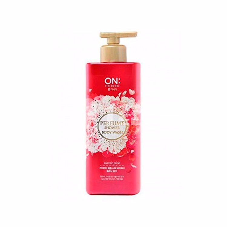 ON: THE BODY CLASSIC PINK PERFUME SHOWER KENZO I LOVE YOU (500ml), Парфюмированный гель для душа с ароматом духов Kenzo (500мл)