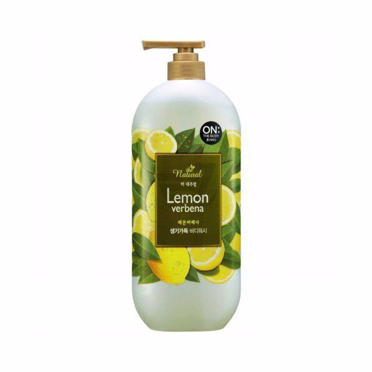 ON THE BODY NATURAL BODY WASH LEMON VERBENA (900gr), Натуральный гель для душа с экстрактом лимона и вербены (900гр)