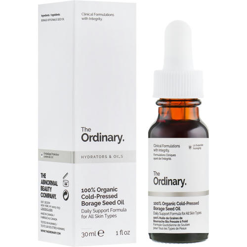 The Ordinary 100% Organic Cold-Pressed Borage Seed Oil - Органическое масло бораго холодного отжима