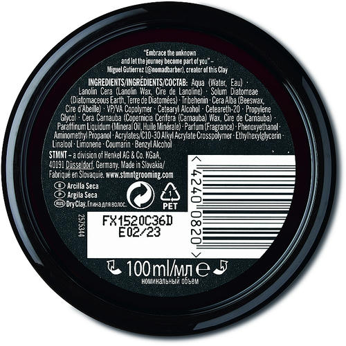 STMNT Grooming Goods Dry Clay Сухая глина для волос, 100 мл. — изображение 4