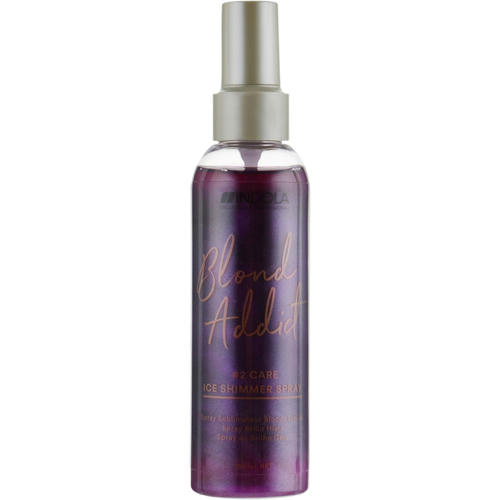 Indola Blond Addict Ice Shimmer Spray - Спрей для холодных оттенков блонд