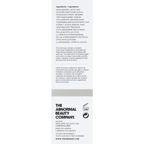 The Ordinary Lactic Acid 10% + HA 2% - Пилинг с молочной кислотой — изображение 3