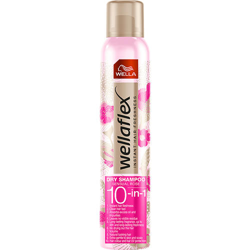 Wella Wellaflex Dry Shampoo Sensual Rose 10-in-1 Сухой шампунь