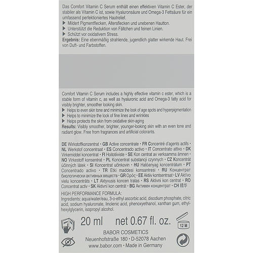 Сыворотка для лица с витамином C Babor Doctor Babor Lifting Cellular Comfort Vitamin C Serum — изображение 3