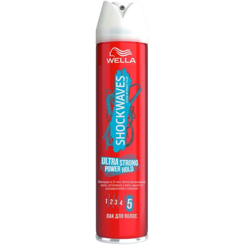 Wella Shockwaves Ultra Strong Power Hold Лак для волос "Легкость расчесывания"
