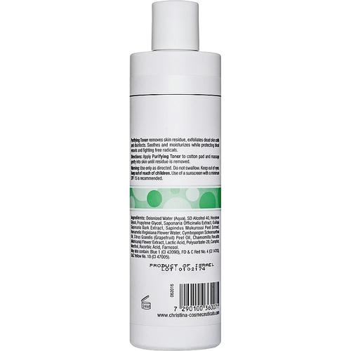 Christina Purifying Toner for oily skin with Lemongrass Очищающий тоник с лемонграссом для жирной кожи — изображение 2