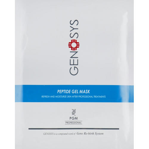 Genosys Pepetide Gel Mask Kit, Пептидная гидрогелевая маска с успокаивающим и увлажняющим эффектом, 38g