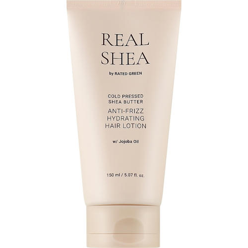 Rated Green Real Shea Anti-Frizz Moisturizing Hair Lotion, Увлажняющий лосьон с маслом ши для волос