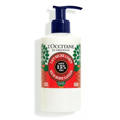 Насыщенный лосьон для тела - L'Occitane Powdered Shea 15% Shea Rich Body Lotion