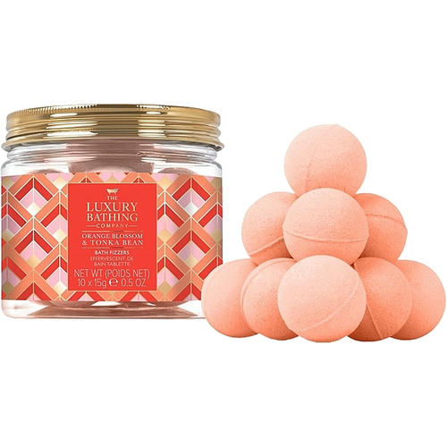 Набор бомбочек для ванны, Grace Cole The Luxury Bathing Orange Blossom And Tonka Bean Bath Fizzers