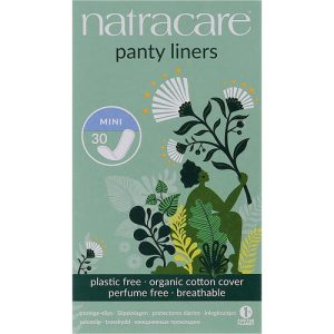 Natracare Panty Liners Mini Breathable, Ежедневные прокладки, 30 шт.