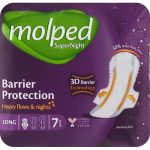 Molped, Гигиенические прокладки Super Night Long, 7 шт.